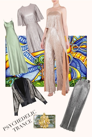 Psychedelic Trance Printed Dress