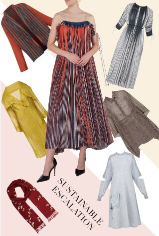 Khadi hand weaved dresses