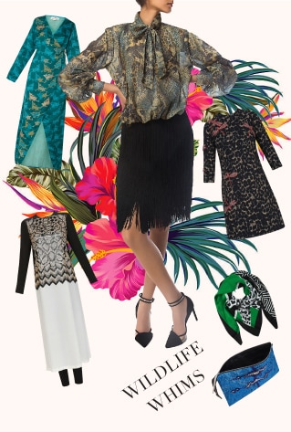 Wildlife Whims - Printed Dress