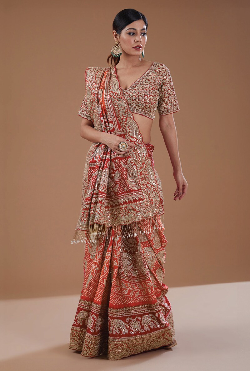 Styles of saree draping