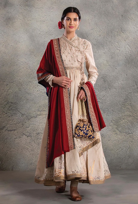 Velvet Anarkali Set