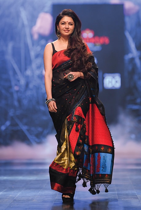 Sanjukta Dutta in a Saree