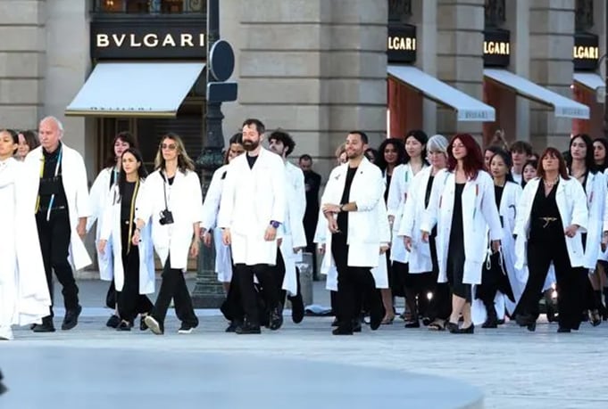 Tailors & Seamstresses walk the runaway vogue fashion week