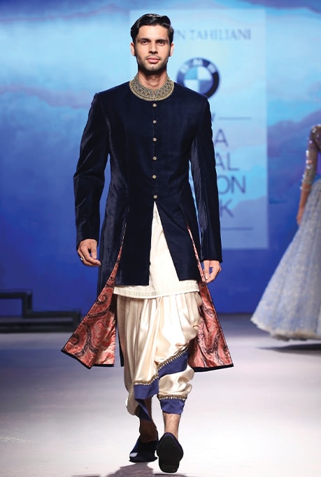 Velvet Sherwani