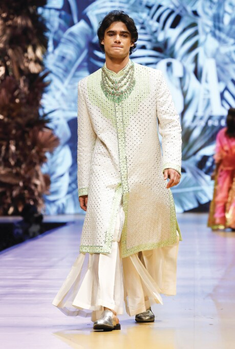 Ivory sherwani