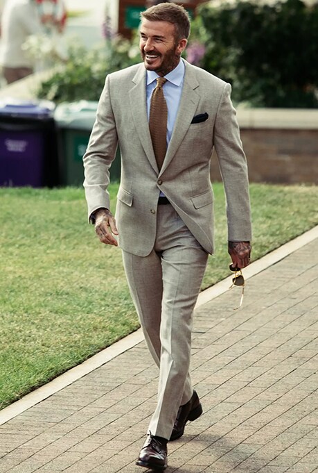 David Beckham at Wimbledon 2024