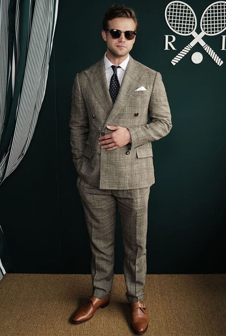 Leo Woodall at Wimbledon