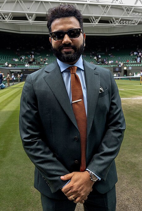 Rohit Sharma at Wimbledon