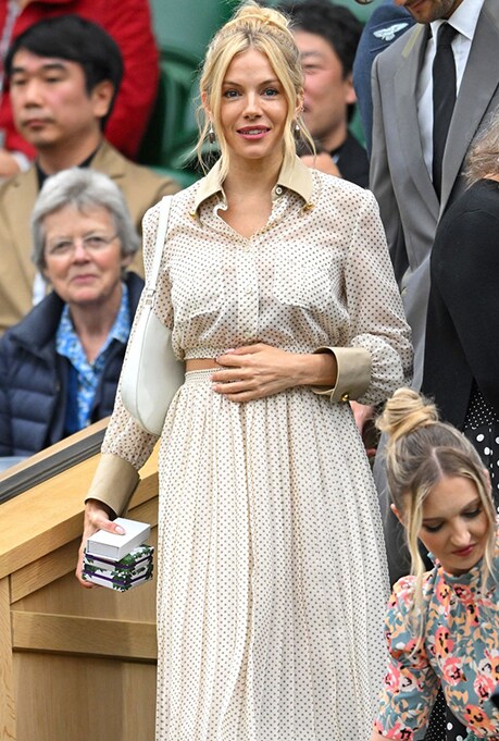Sienna Miller at Wimbledon