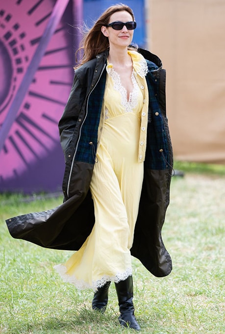 Alexa Chung at Glastonbury 2024