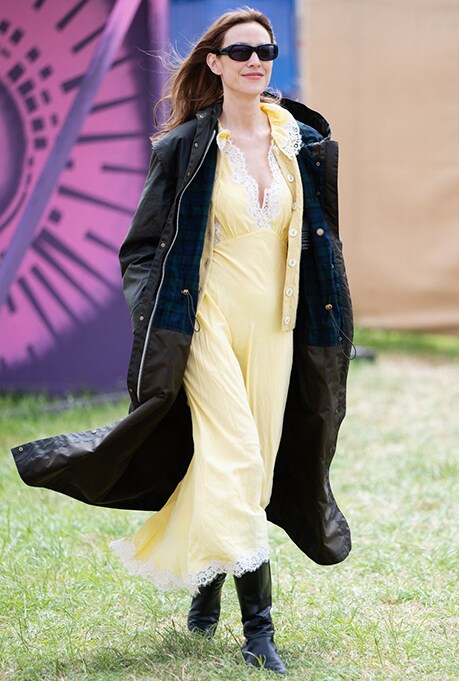 Alexa Chung at Glastonbury 2024