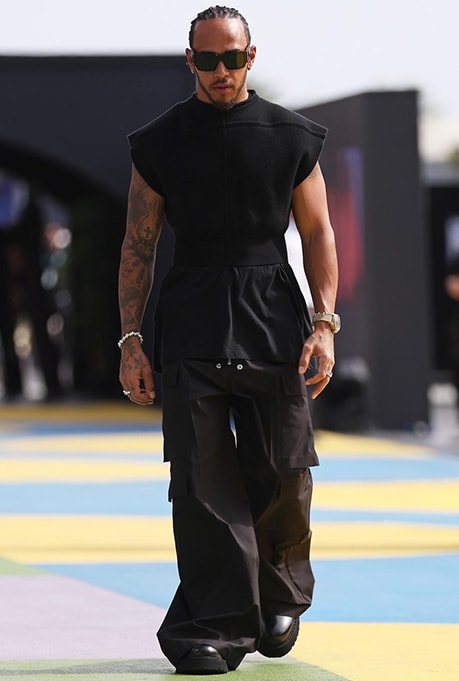 Rick Owens, Saudi Arabian Grand Prix - Lewis Hamilton