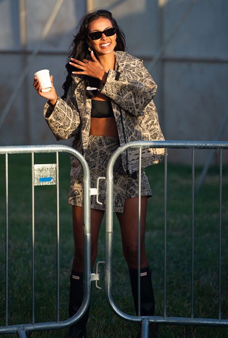 Maya Jama at Glastonbury 2024