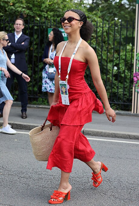 India Ria Amarteifio at Wimbledon