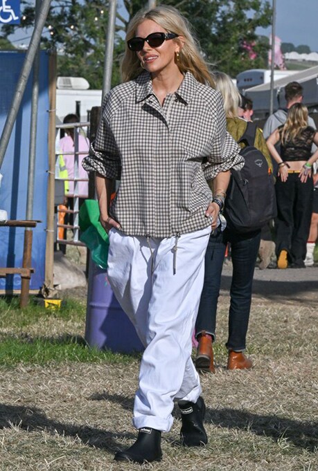 Sienna Miller at Glastonbury 2024