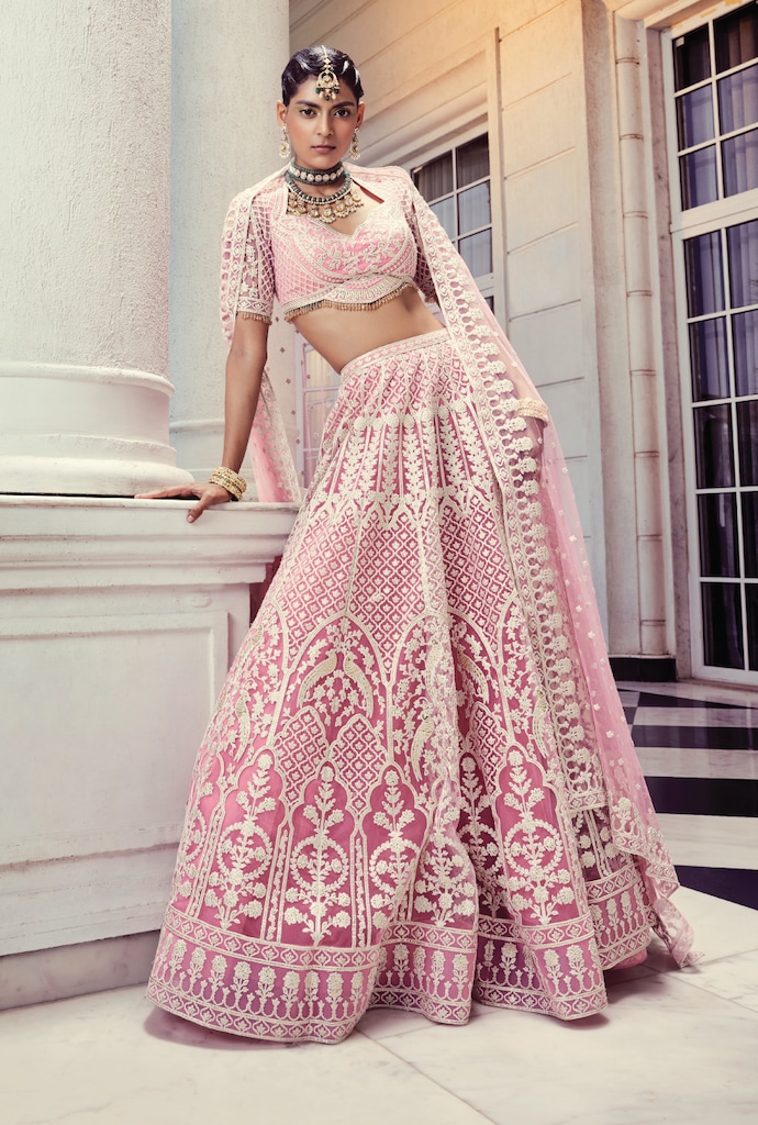 Pink Lehenga Set