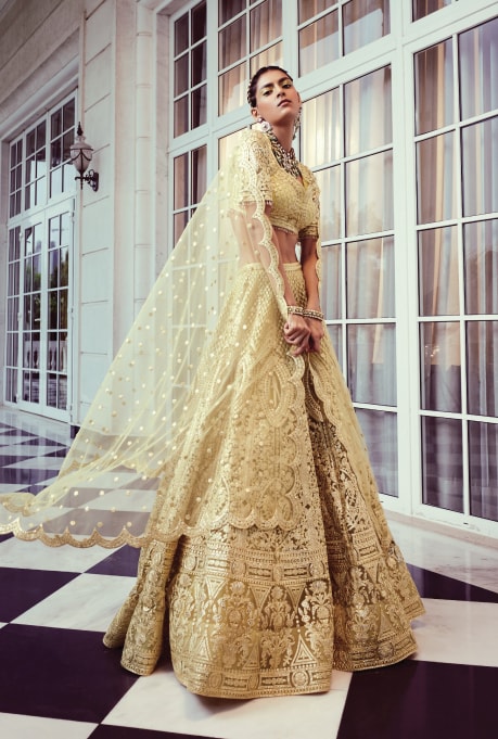 Yellow Lehenga Set