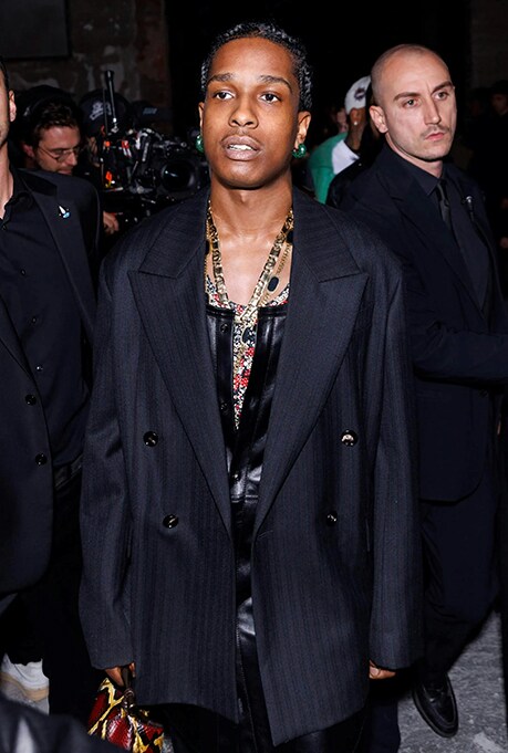 Asap Rocky at Milan Fashion Week