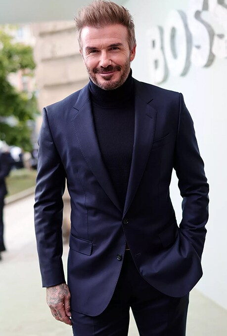 David Beckham at Milan Fashion Week