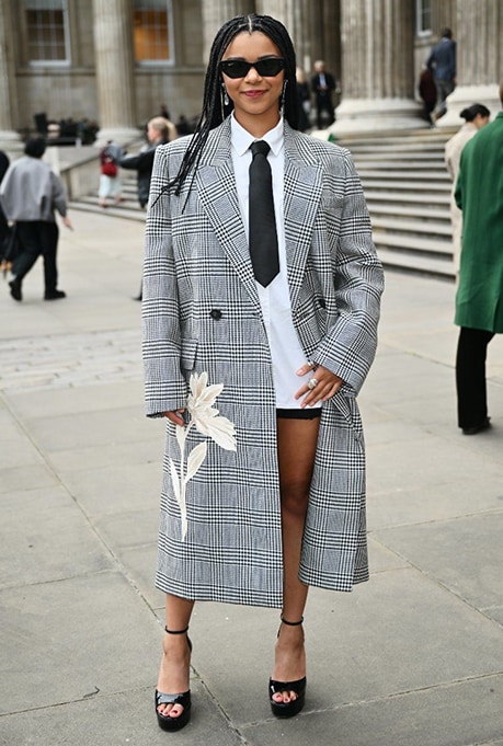 India Amarteifio at London Fashion Week