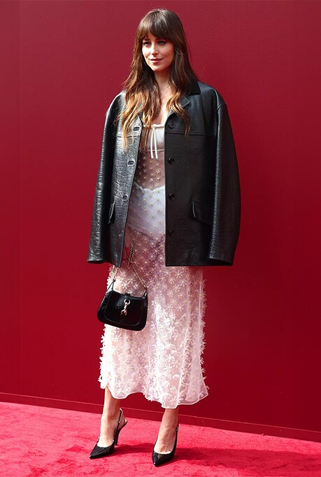 Dakota Johnson at Milan Fashion Week