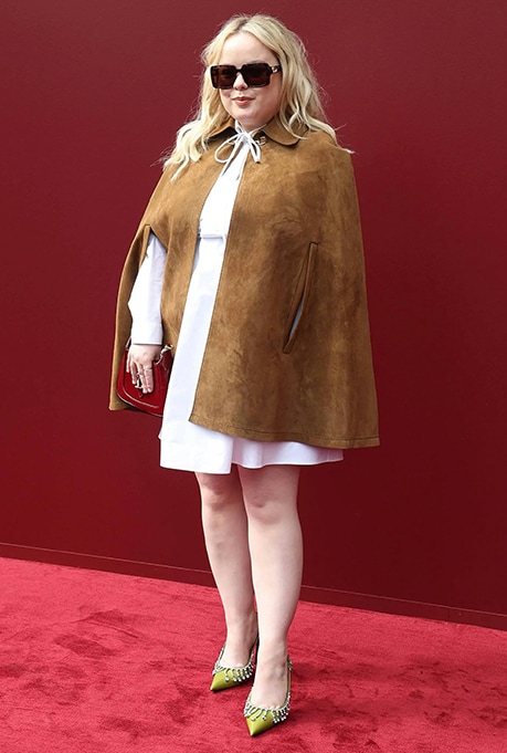 Nicola Coughlan at Milan Fashion Week