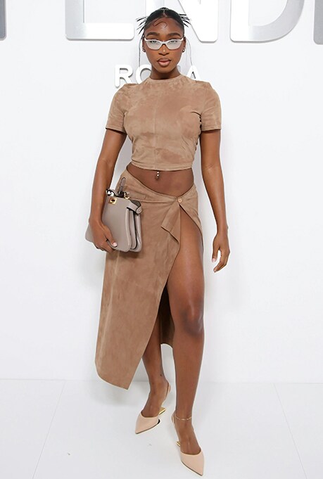 Normani at Milan Fashion Week