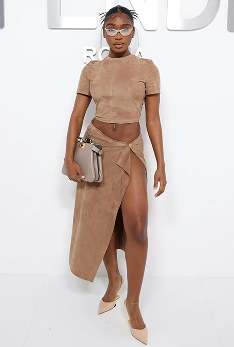 Normani at Milan Fashion Week