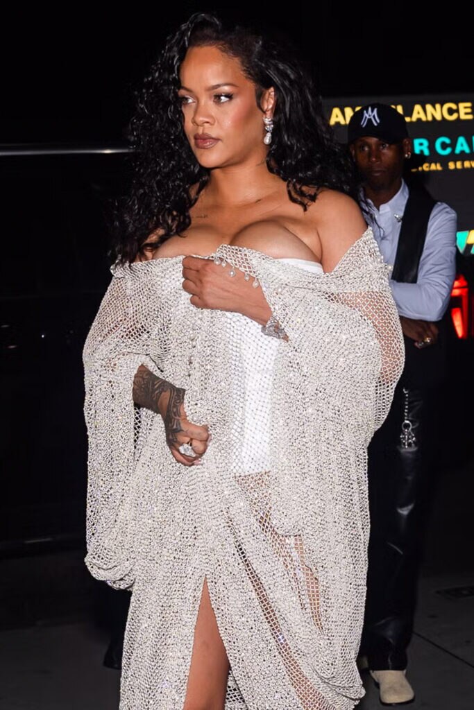 Rihanna at New York fashion week