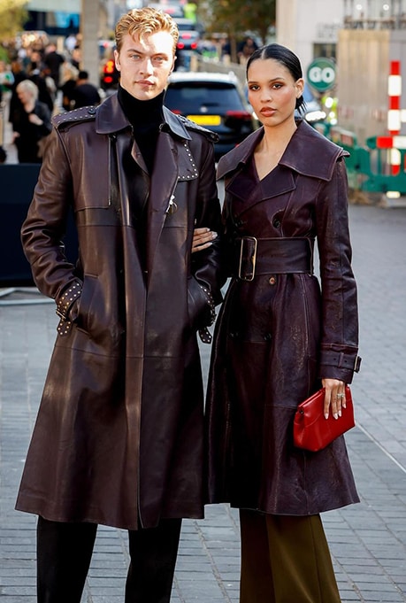Lucky Blue Smith & Nara Aziza at London Fashion Week