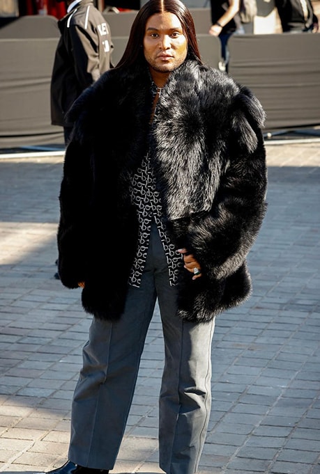 Law Roach at London Fashion Week