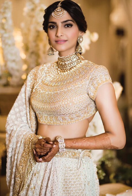 Sonam Kapoor in a Chikankari Outfit