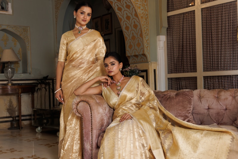 Banarasi Saree Draping Style