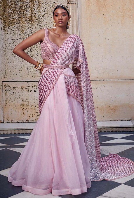 Bridal Saree Draping Styles FIRST LOOK