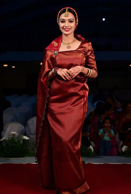 Saree Draping Styles - Coorgi Drape