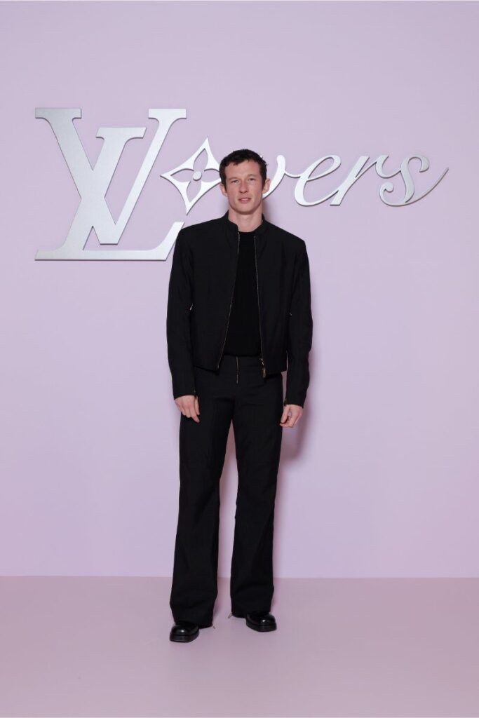 Callum Turner at Paris Fashion Week Men's A/W 2025 