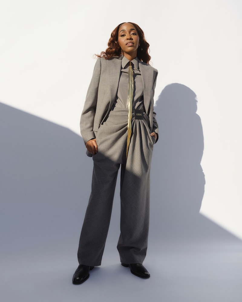 Ayo Edebiri in Loewe