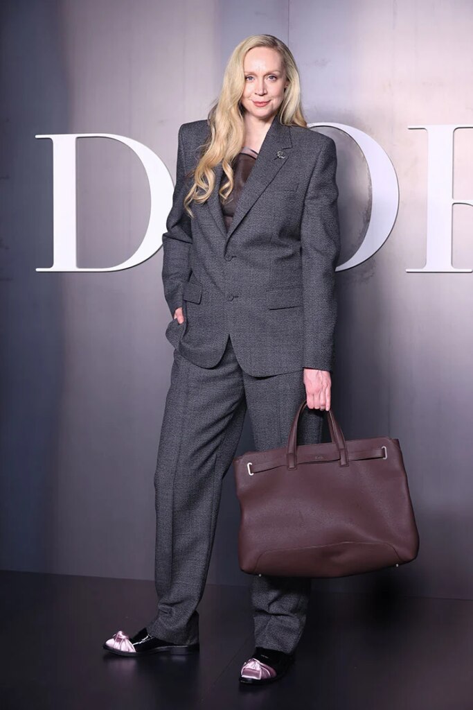 Gwendoline Christie at Paris Fashion Week Men's A/W 2025 