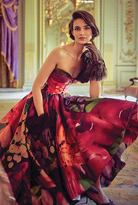 Gauri and Nainika - Multi-Colored High-Low Dress