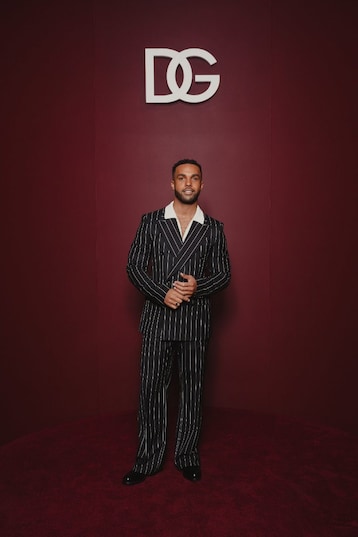 Lucien Laviscount at Paris Fashion Week Men's A/W 2025