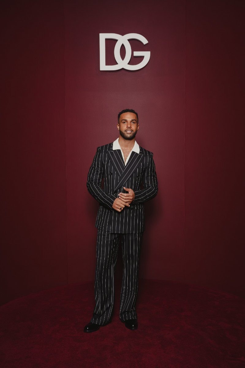 Lucien Laviscount at Paris Fashion Week Men's A/W 2025