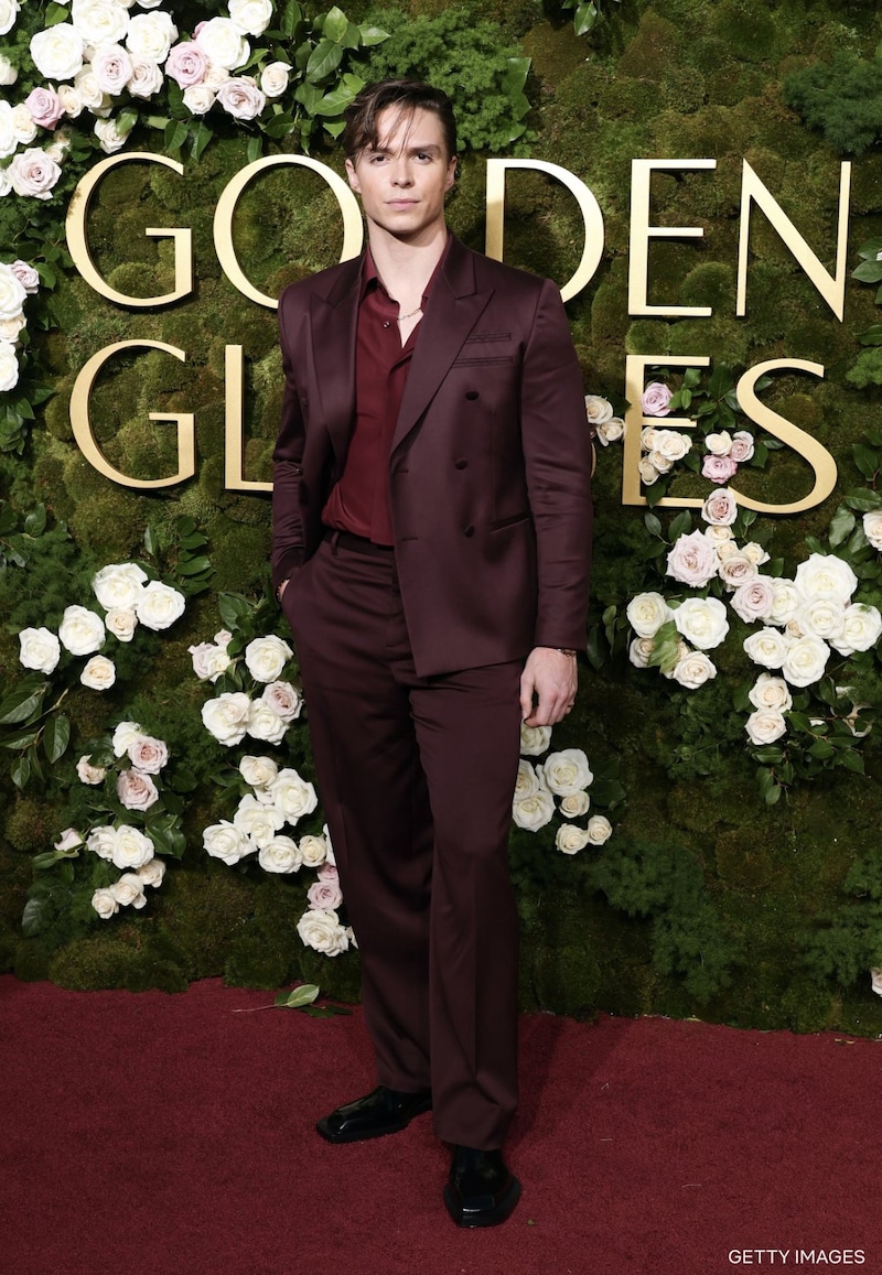 Nicholas Chavez in Versace