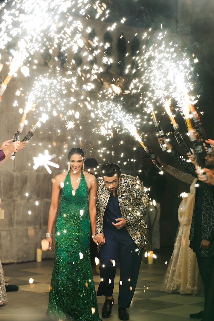 PV Sindhu wedding sangeet ceremony