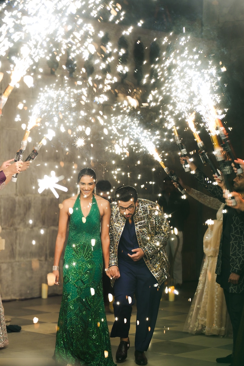 PV Sindhu wedding sangeet ceremony