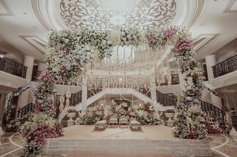 PV Sindhu wedding mandap