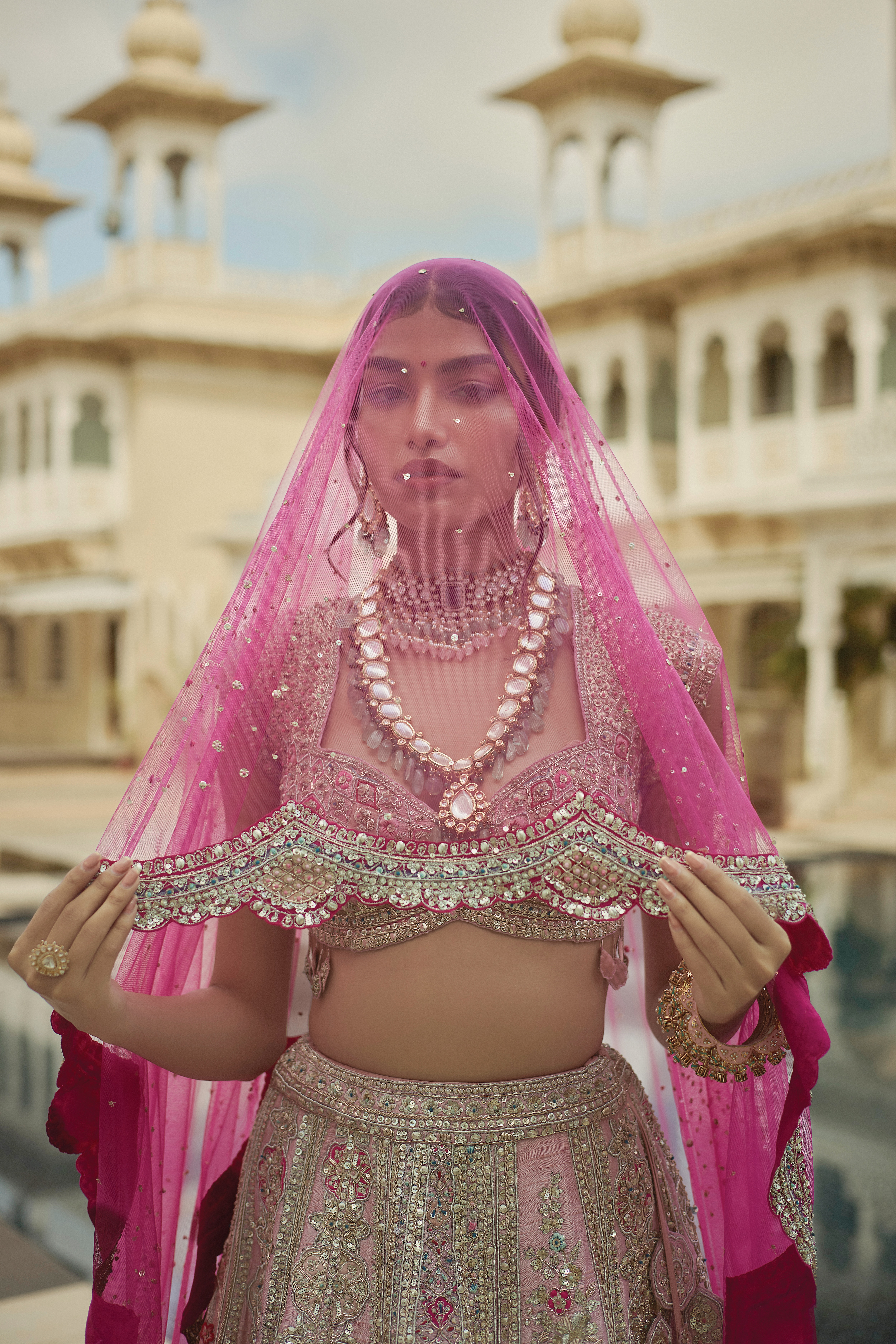 Bridal polki jewellery