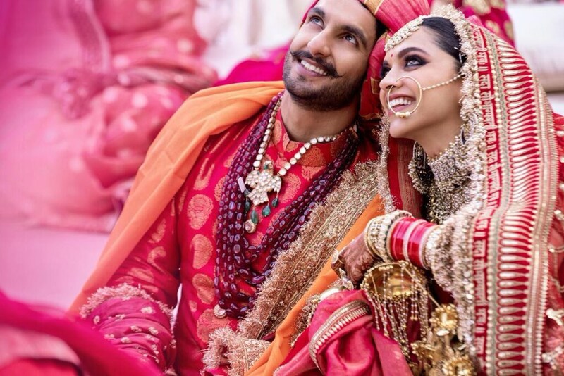 Ranveer Singh and Deepika Padukone wedding image