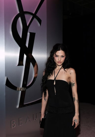 Gabbriette at a YSL Beauty event