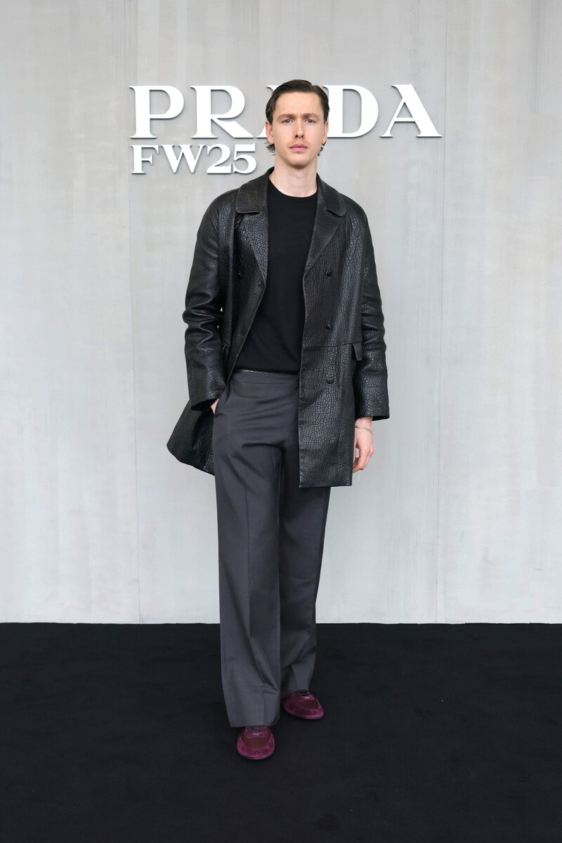 Harris Dickinson at Prada