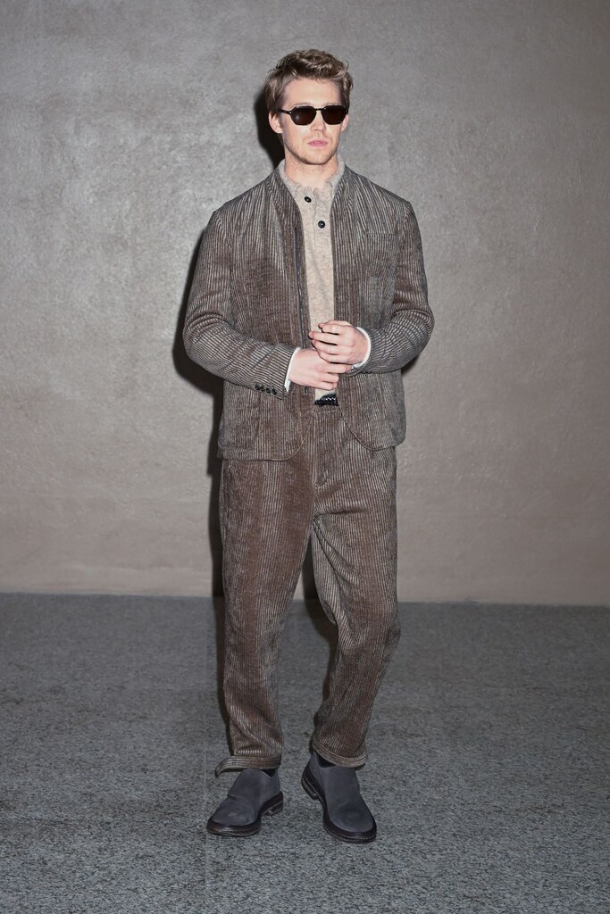 Joe Alwyn at Giorgio Armani